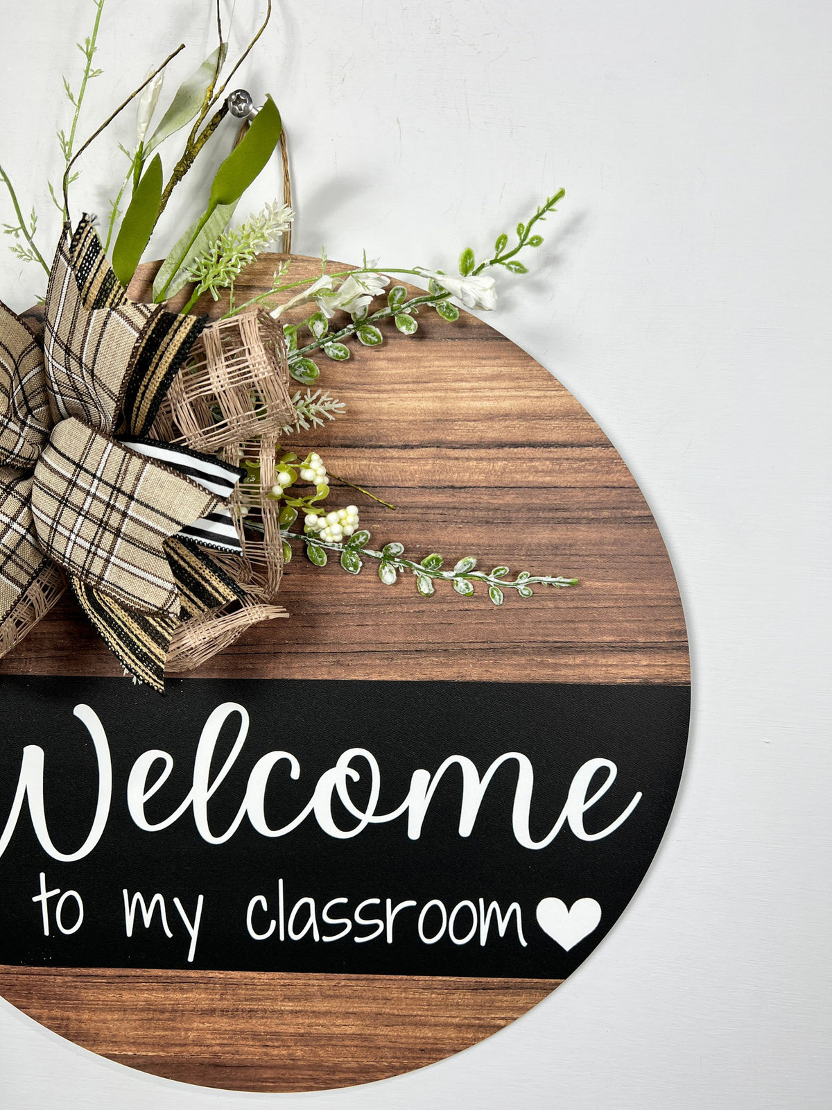 Teacher Wreath, gift for teacher, Class room decor, Door Hanger, school Wreath, Ready to Ship