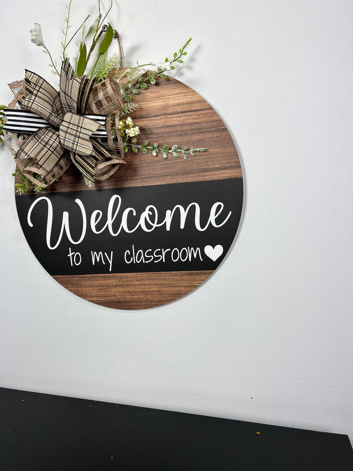 Teacher Wreath, gift for teacher, Class room decor, Door Hanger, school Wreath, Ready to Ship