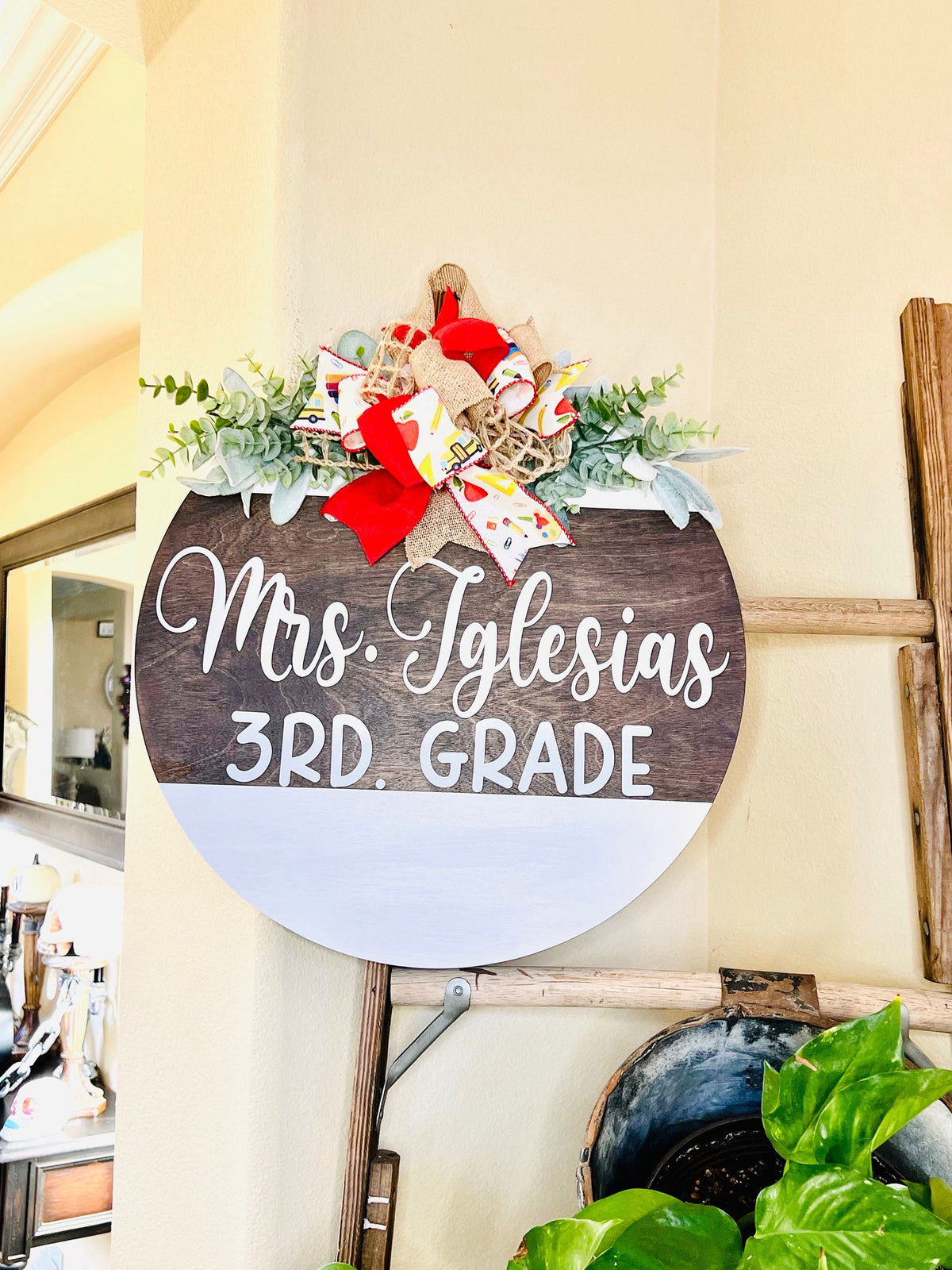 Door Sign For Teacher, Classroom Door Hanger, Sign For School Teacher, Teacher Gift, Classroom Sign, Classroom Decor,