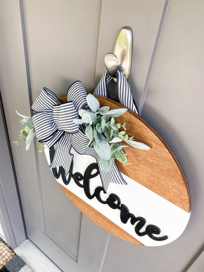 Front Door Decor | Welcome | Wreath | Year Round Wreath | Door Hanger | Front Door Wreath | Housewarming Gift | Home Decor | Realtor Gift