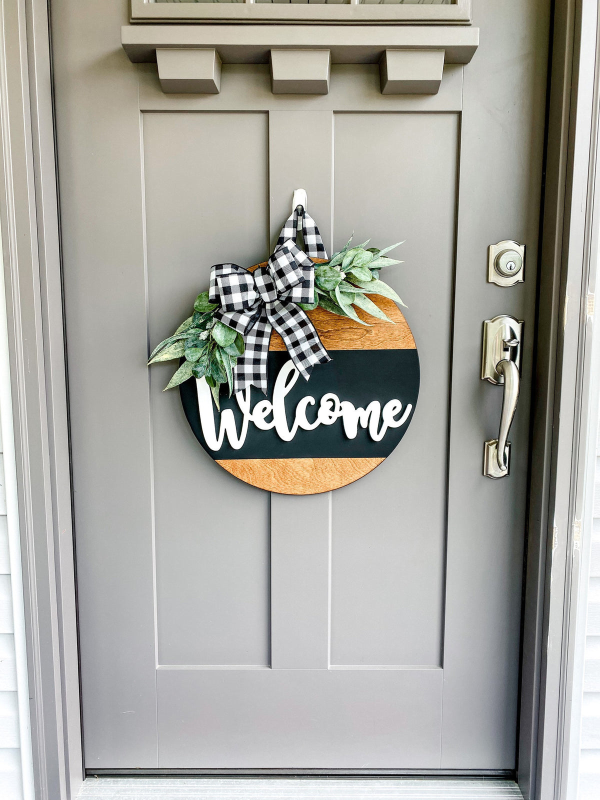 Front Door Decor | Welcome | Wreath | Year Round Wreath | Door Hanger | Front Door Wreath | Housewarming Gift | Home Decor | Realtor Gift