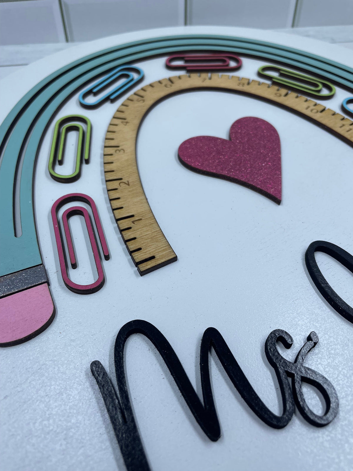 Custom Teacher Door Hanger, Classroom Sign Door Decor,  Teacher 3D Sign, Classroom Decor, School Decor, Back to School, Personalized Decor