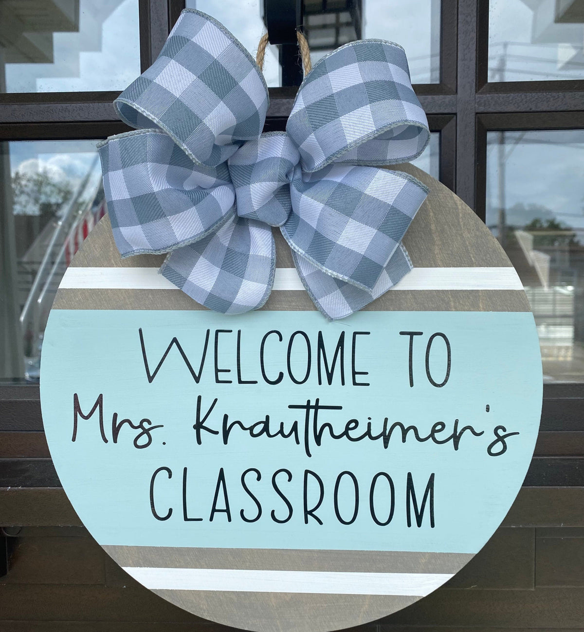 Teacher Classroom Door Sign | Back To School | Teacher Gift | Teacher Welcome Sign | Classroom Decor | New Teacher | Welcome Back to School