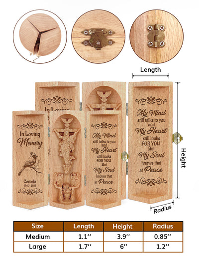 Personalized In Loving Memory - Wooden Cylinder Sculpture