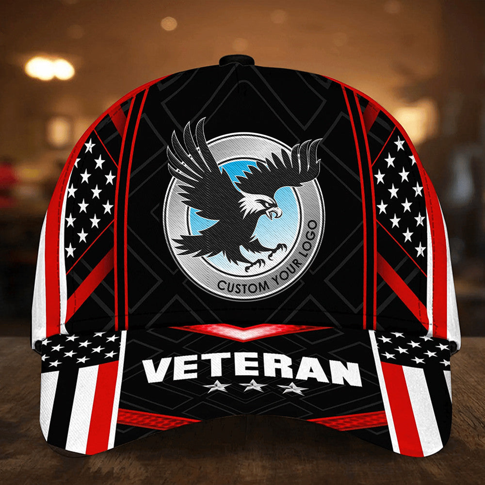 Custom U.S Branches National Guard Veteran Cap