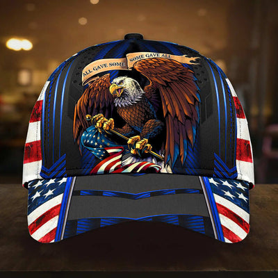 All Gave Some Some Gave All Veteran Cap 3D Patriotic Cap
