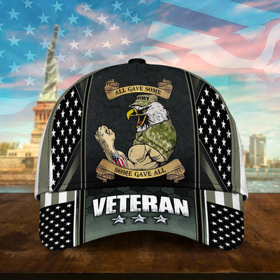 All Gave Some Some Gave All Multiservice U.S Veteran Cap 3D Printed