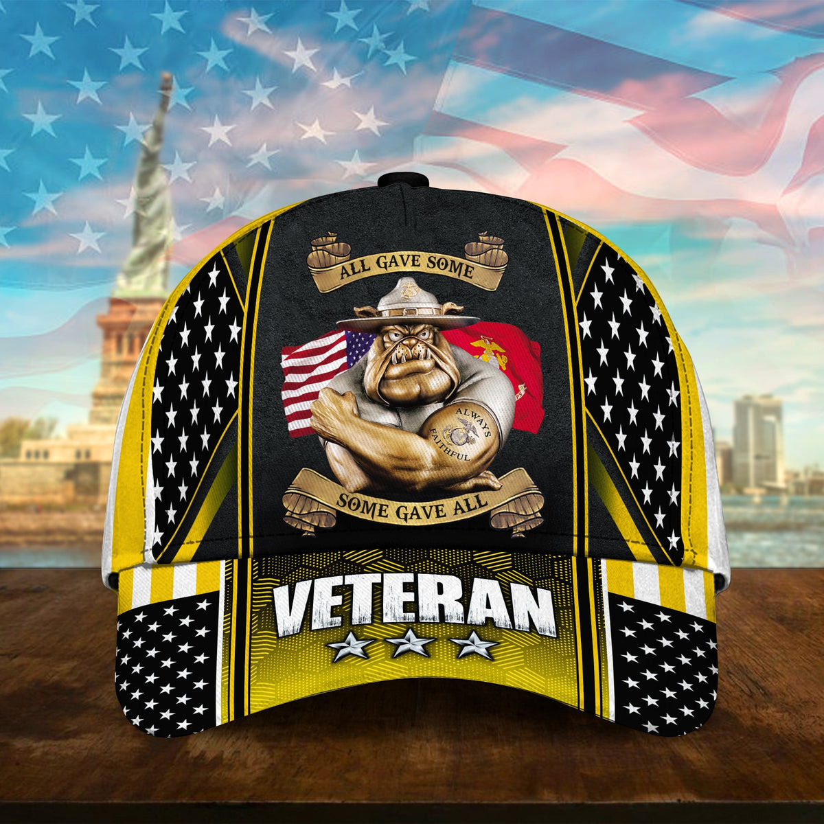 All Gave Some Some Gave All Multiservice U.S Veteran Cap 3D Printed