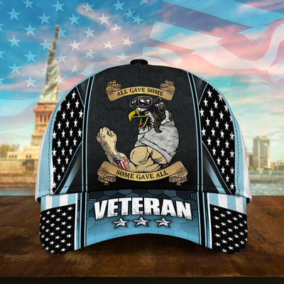 All Gave Some Some Gave All Multiservice U.S Veteran Cap 3D Printed