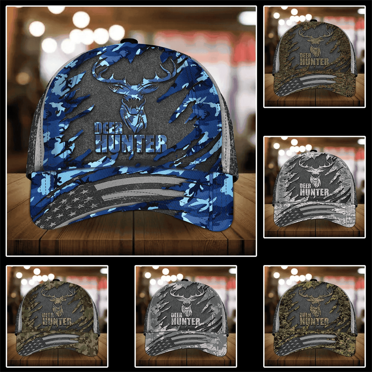 Deer Hunter Veteran Cap Camo Cap