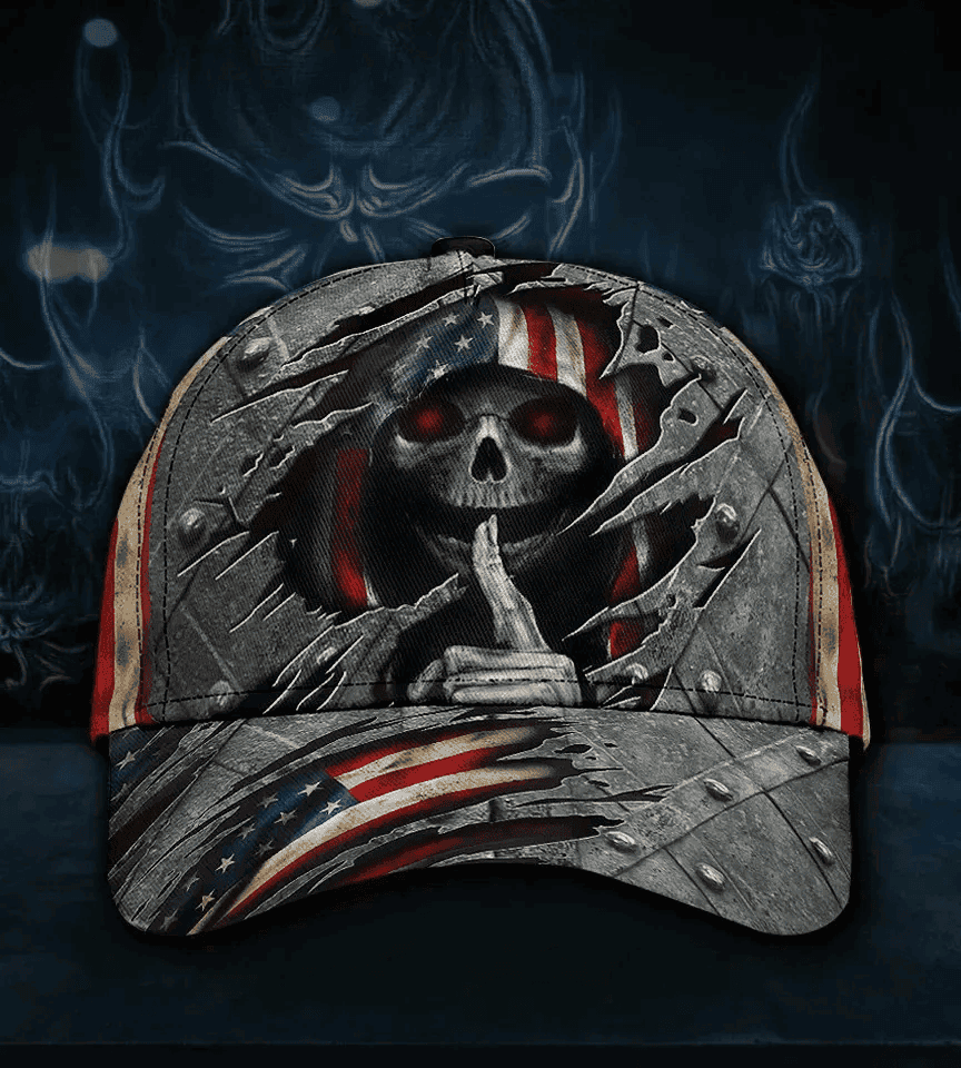 Be Silence Cap U.S Veteran 3D Cap USA Flag Iron Camo Cap