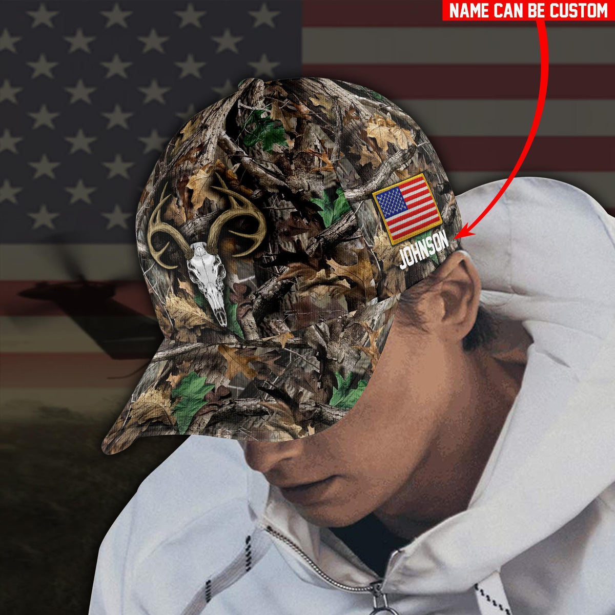 Custom Deer Hunter Love Hunting Cap -Custom Your Cap All Over Printed Hat