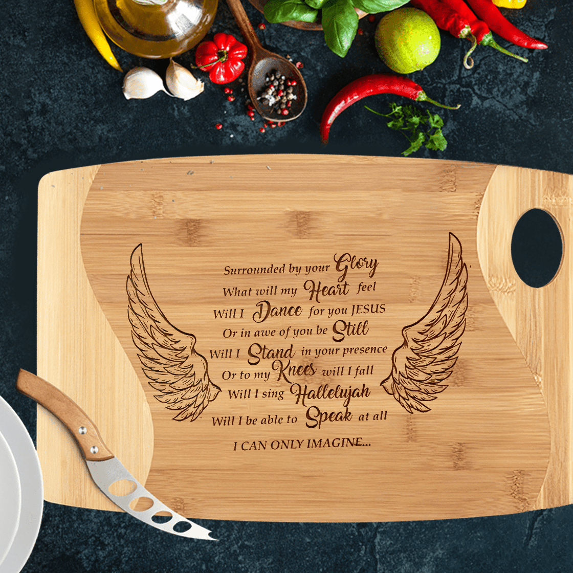 I Can Only Imagine Cutting Board, I Can Only Imagine Wood Sign, Christian Gifts, Christian Cutting Boards