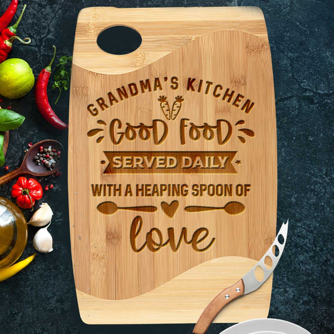 Funny Hangry A State Of Anger Caused By Lack Of Food Cutting Board Kitchen Utensils