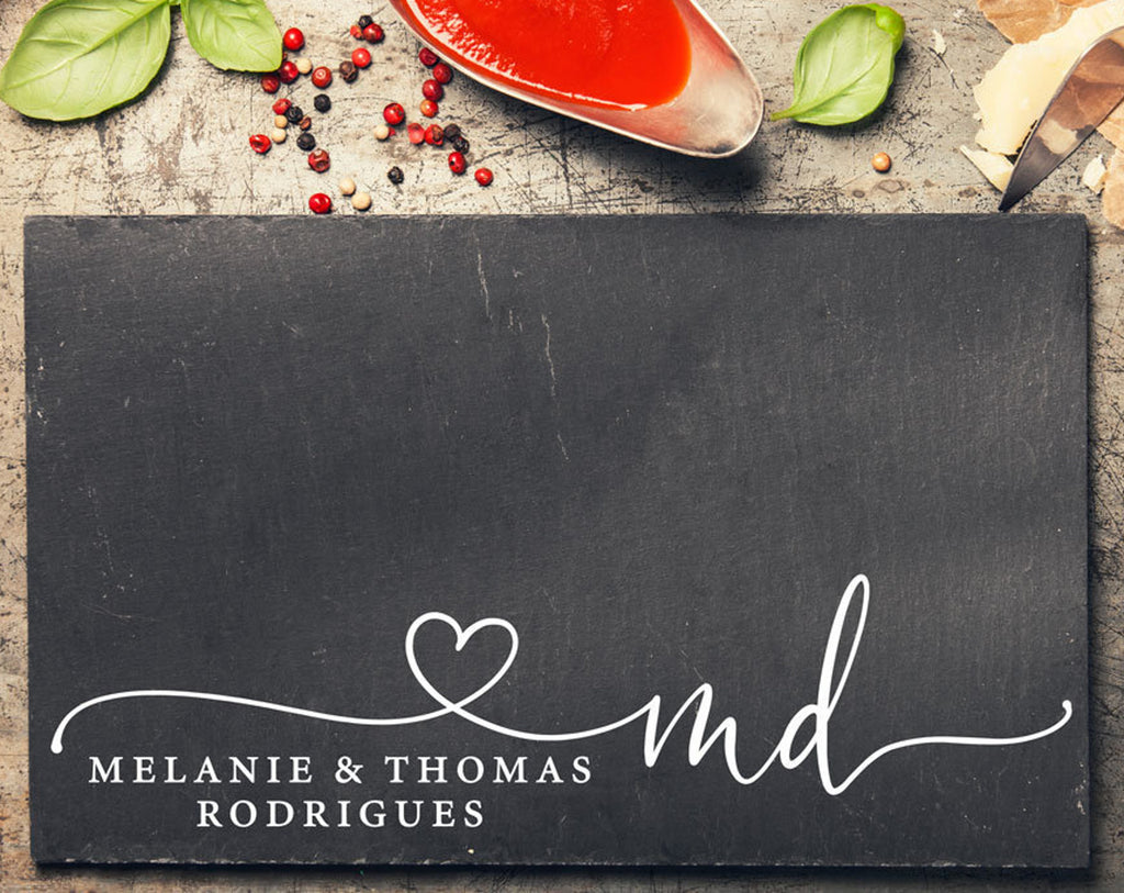 Personalized Slate Cheese Board, Serving Board, Great Wedding Gift, Realtor Gift, Housewarming Gift