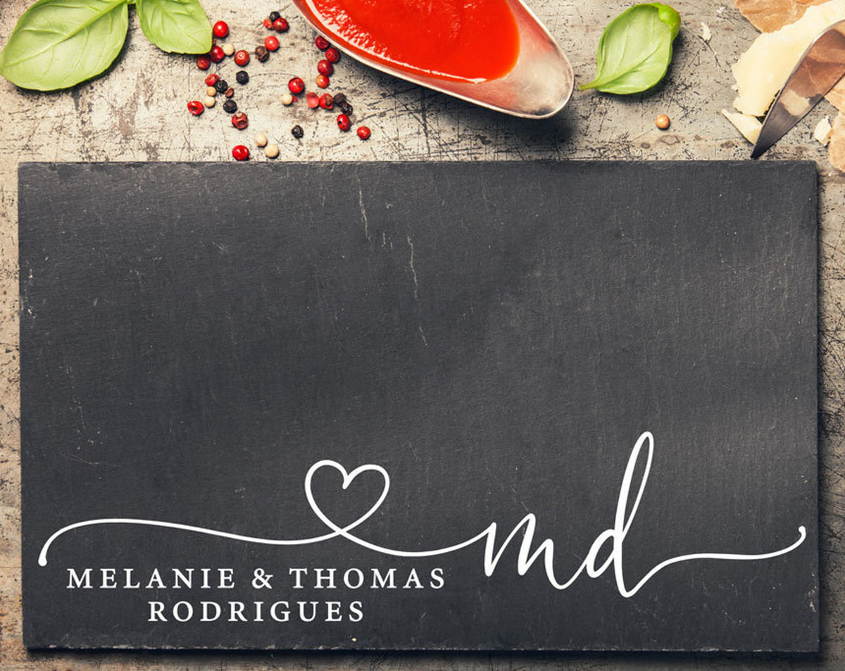 Personalized Slate Cheese Board, Serving Board, Great Wedding Gift, Realtor Gift, Housewarming Gift