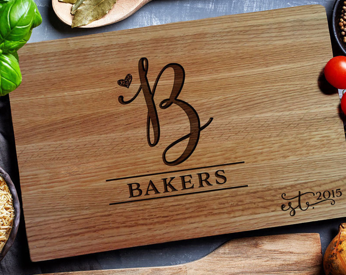 Personalized Cutting Board, Custom Cutting Board, Cheese Board, Chopping Board, Wedding Gift, Personalized Housewarming, Closing Gift