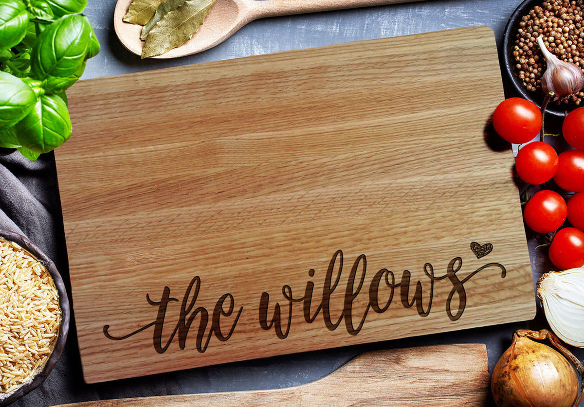 Mothers Day Gift Custom Cutting Board, Personalized Cutting Board