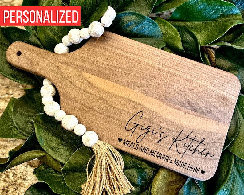 Personalized Cutting Board for Grandma Gift Personalized Gift for Grandmother Christmas Gift Charcuterie Board for Grandma, Nana, Mimi, Gigi