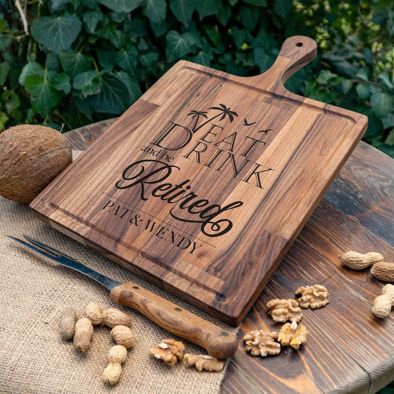 Retirement Gift, Retirement Gift For Women, Personalized Cutting Board, Custom Cutting Board, Charcuterie Board, Charcuterie Boards