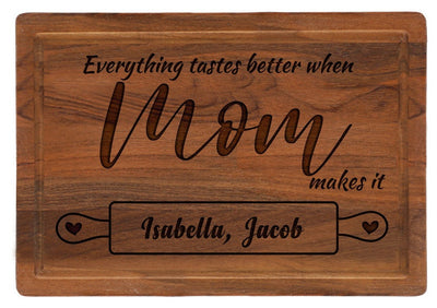 Custom Grandma Cutting Board, Personalized Kitchen Gift from Grandkids, Christmas Gift for Mom Grandma, Birthday Gift for Nana from Daughter