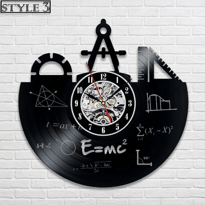 Teacher Vinyl Record Clock