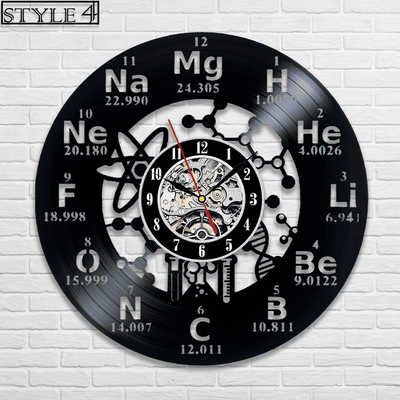Teacher Vinyl Record Clock