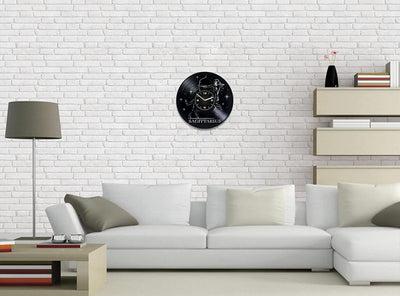 Sagittarius Vinyl Record Clock Astrology Signs Contemporary Decor For Women Room Anniversary Gift For Girlfriend