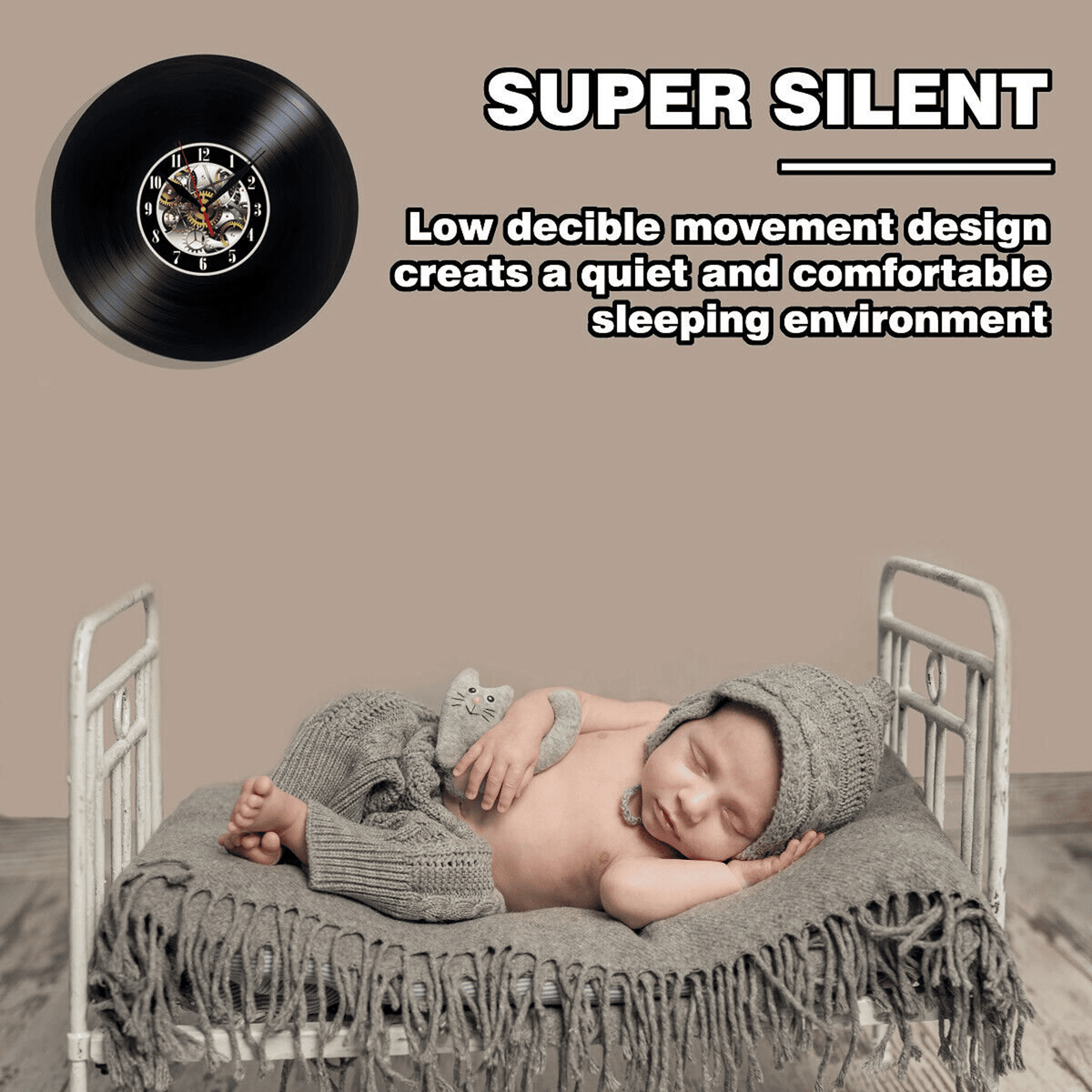 Halloween Horror Movie Vinyl Record Wall Clock Gifts For Him Her Kids Decor For Home Bedroom Kitchen Art Surprise Ideas For Best Friends