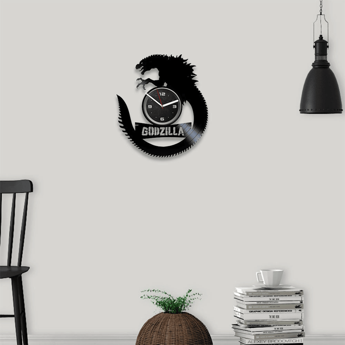 Film Vinyl Record Laser Cut Wall Clock Movie Night Art Teenager Room Decor For Boys Bday Gifts For Boss