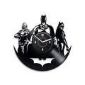Dc Heroes Vinyl Record Large Wall Clock Comics Books Art Modern Decor For Living Room Dc Universe Christmas Gifts For Best Friend