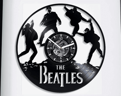 Music Band Vinyl Record Clock Unique Wall Decor For Bedroom Rock Gifts Birthday Gift For Dad All You Need Is Love Yellow Submarine Hey Jude