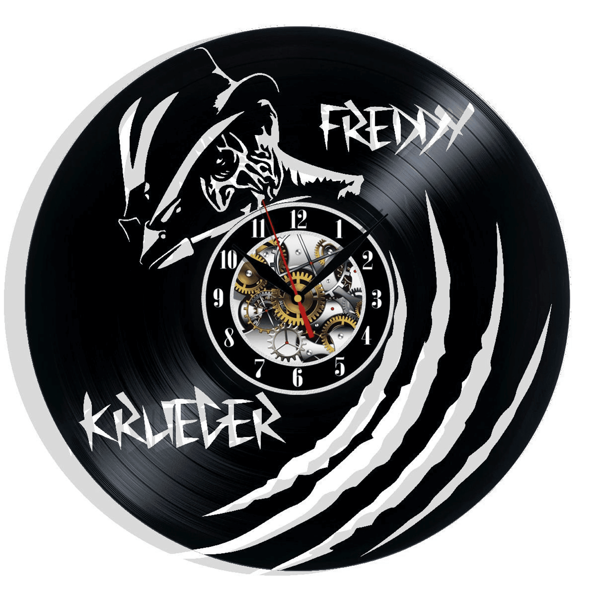 Halloween Horror Movie Vinyl Record Wall Clock Gifts For Him Her Kids Decor For Home Bedroom Kitchen Art Surprise Ideas For Best Friends