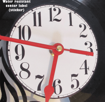 Vinyl Record Clock - Wall Clock - Frankenstein Decor - Halloween Clock - Horror Decor