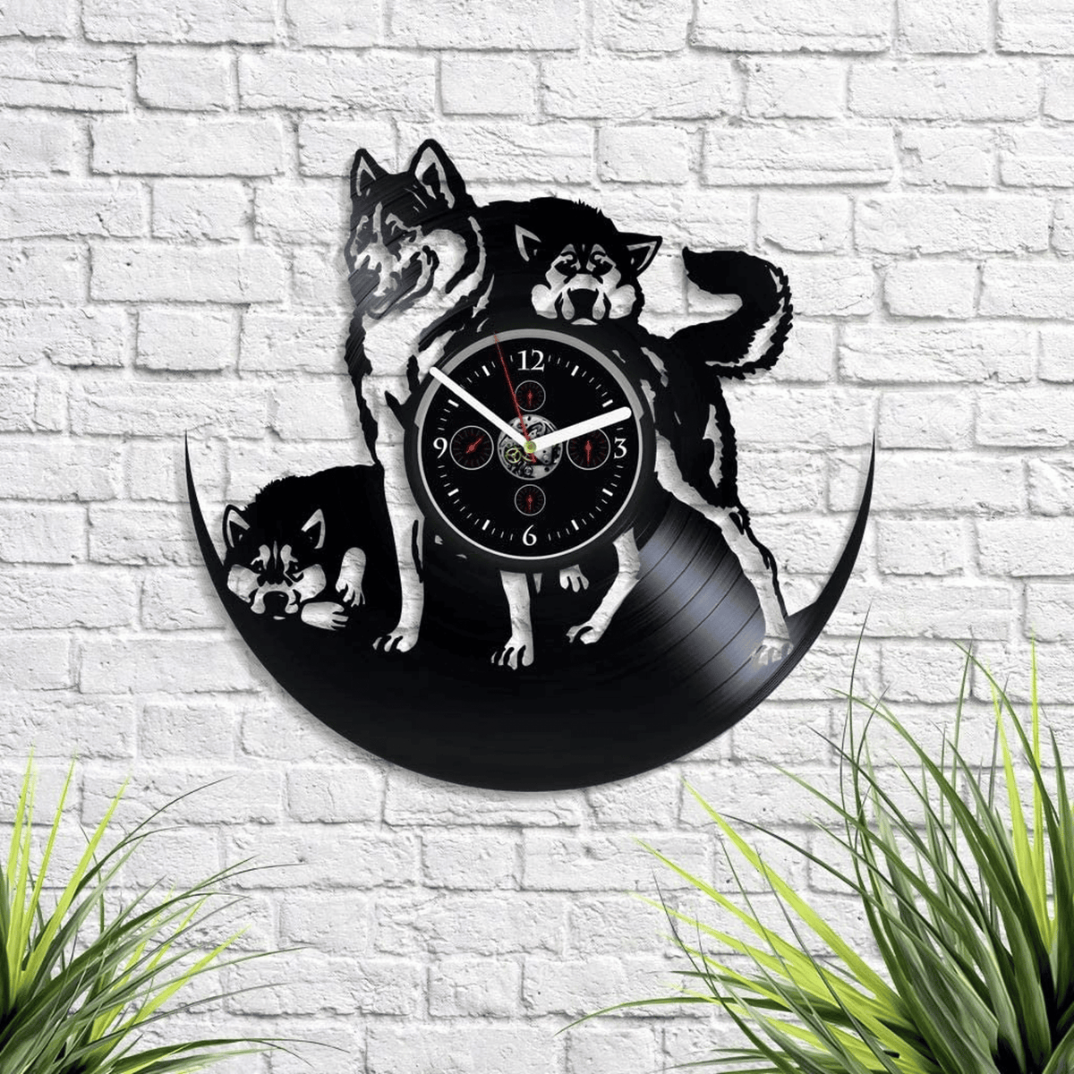 Dogs Vinyl Record Clock Pets Decor Creative Decor For Apartment Anniversary Gift For Boyfriend Dog Lover Gift Dog Personalized Gift