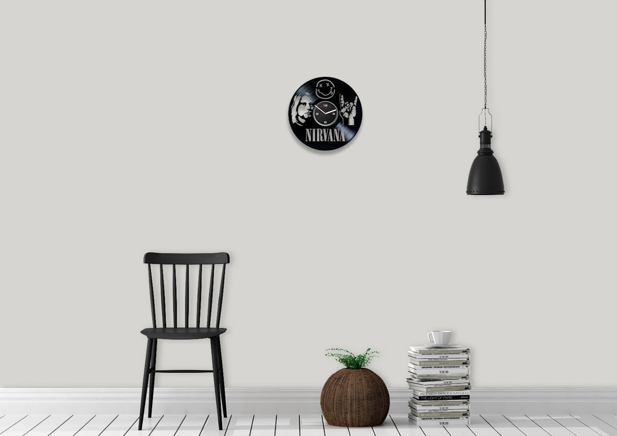 Rock Music Band Vinyl Record Lp Wall Clock Home Decor For Rock Music Lover Vintage Art Work Birthday Gift For Men