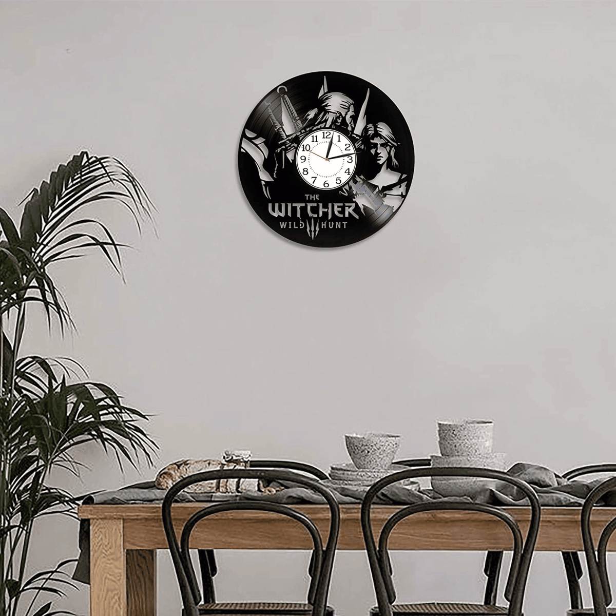 Video Game Vinyl Record Unique Wall Clock Gamer Art For Room Original Decor For Girl Gamer Gifts New Home Gifts For Man
