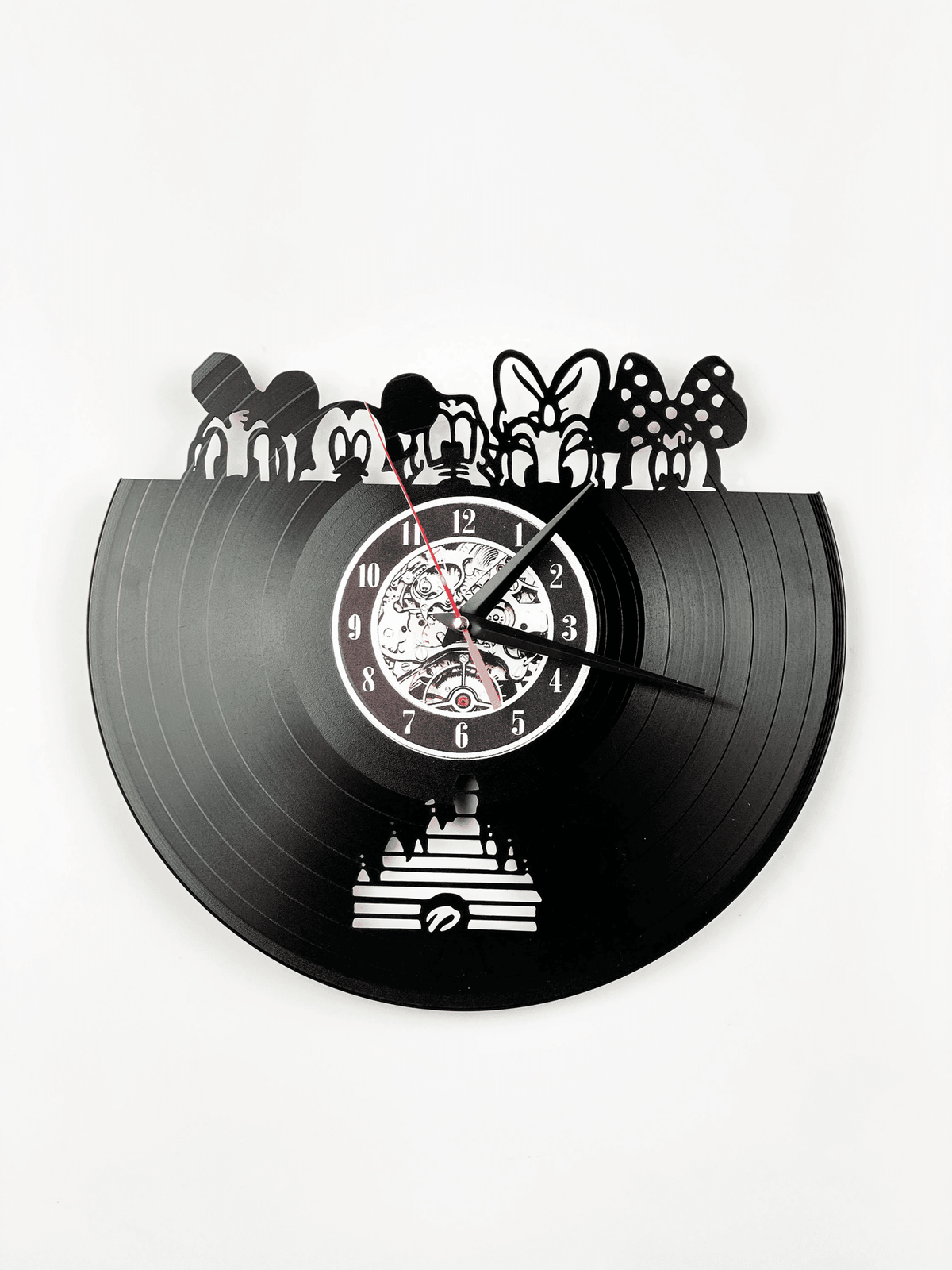 Cartoon Themed Wall Decor, Mouse Vinyl Record Wall Clock, Kids Room Vinyl Record, Geek Cristmas Gift