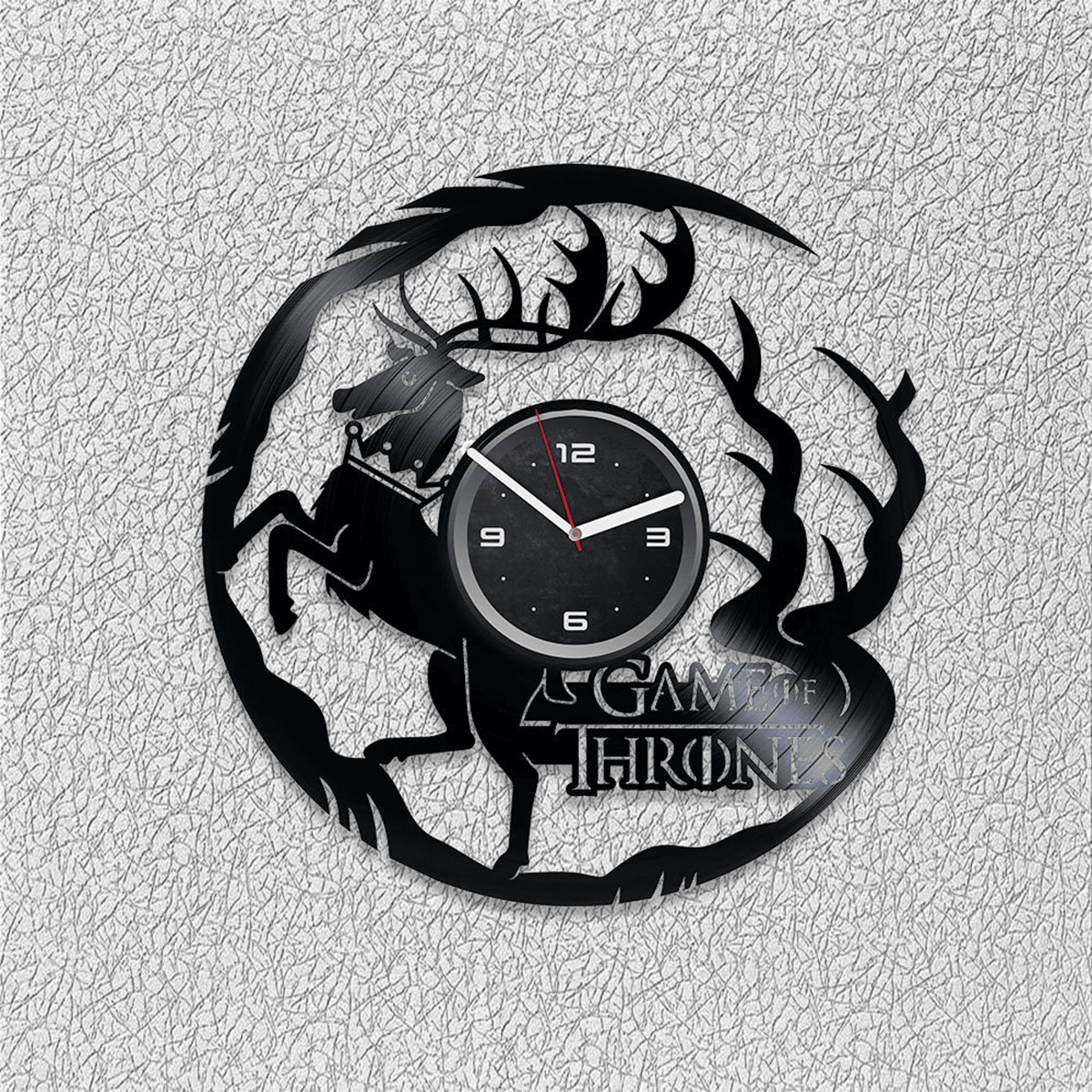 House Baratheon Vinyl Record Wall Clock Got Gifts Game Of Throne Decor Wall Art For Bedroom Above Bed Wedding Gift For Couple