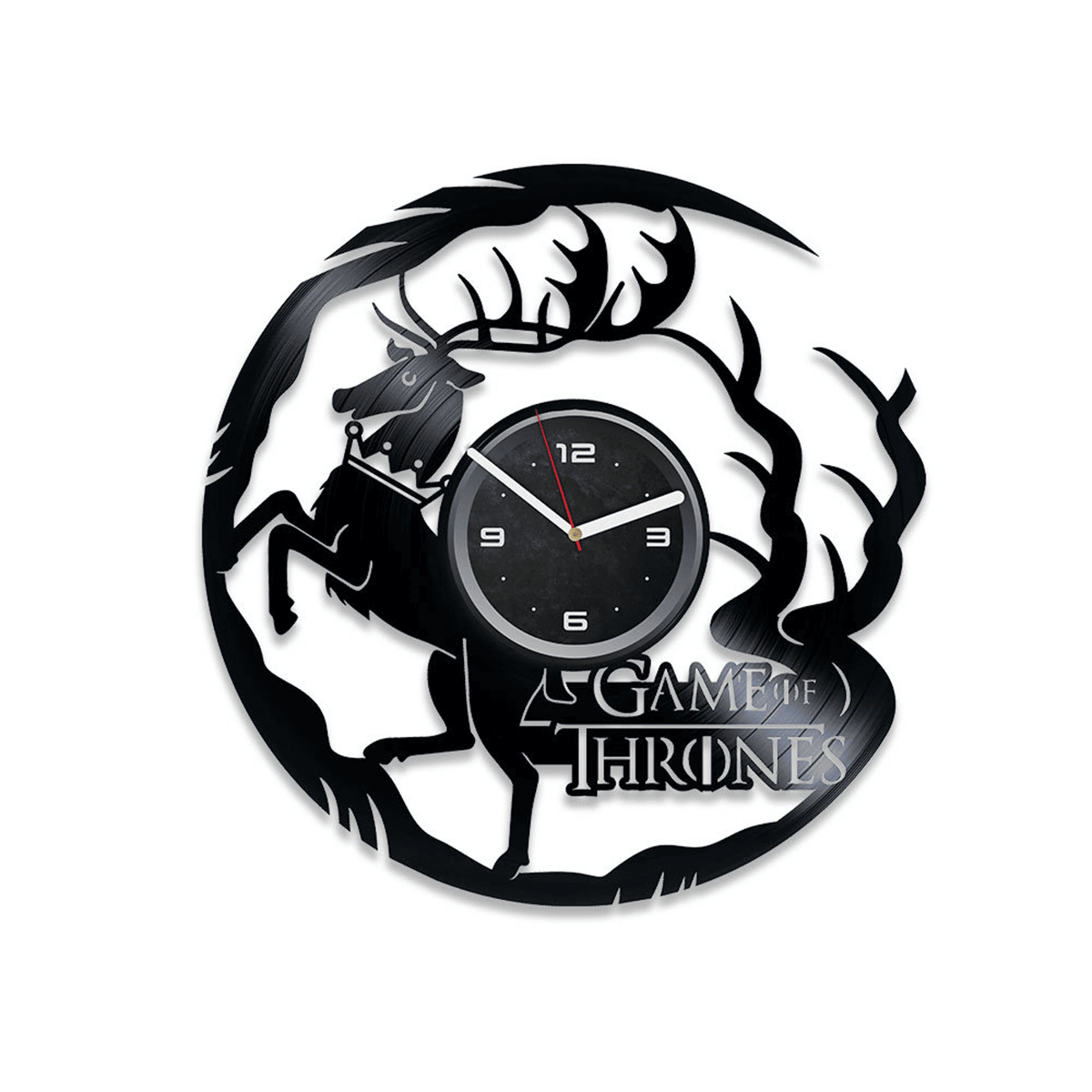 House Baratheon Vinyl Record Wall Clock Got Gifts Game Of Throne Decor Wall Art For Bedroom Above Bed Wedding Gift For Couple