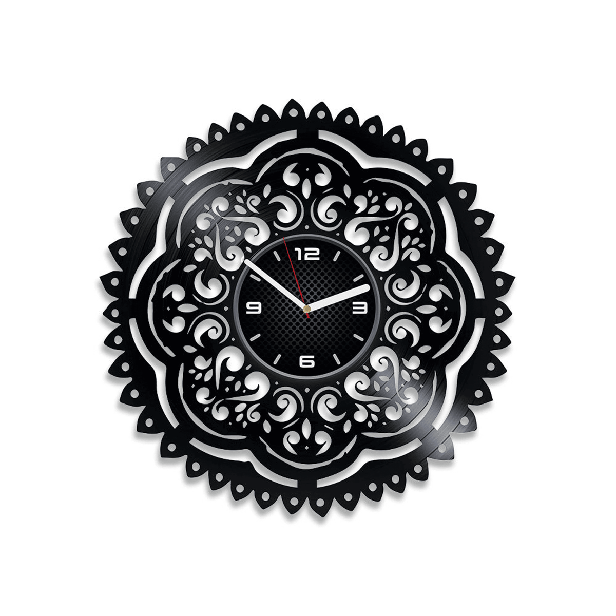 Mandala Vinyl Record Wall Clock Unique Wall Decor For Living Room Birthday Gift For Women Modern Art