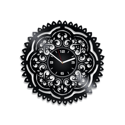 Mandala Vinyl Record Wall Clock Unique Wall Decor For Living Room Birthday Gift For Women Modern Art