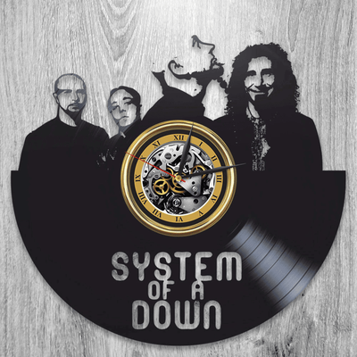 Rock Bands Vinyl Record Large Wall Clock Rock Bands Art Unique Decor For Living Room Rock Music Lover Gift Housewarming Gift Ideas Lets Rock