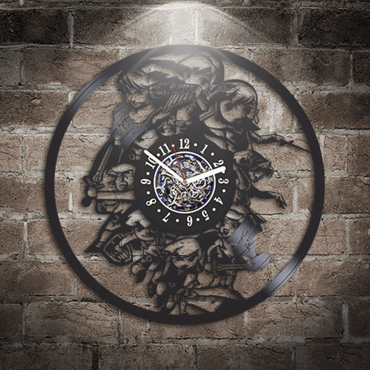 Zelda Characters Vinyl Record Vintage Clock Wall Art For Gamer Kids Room Unique Decor Birthday Gift For Son Or Daughter