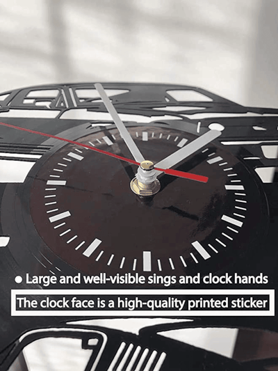 Guitar Vinyl Record Clock, Gift Idea For Music Lovers, Wall D���������cor For Kids Play Room, School Class, College Room, Cute Birthday Gift Idea