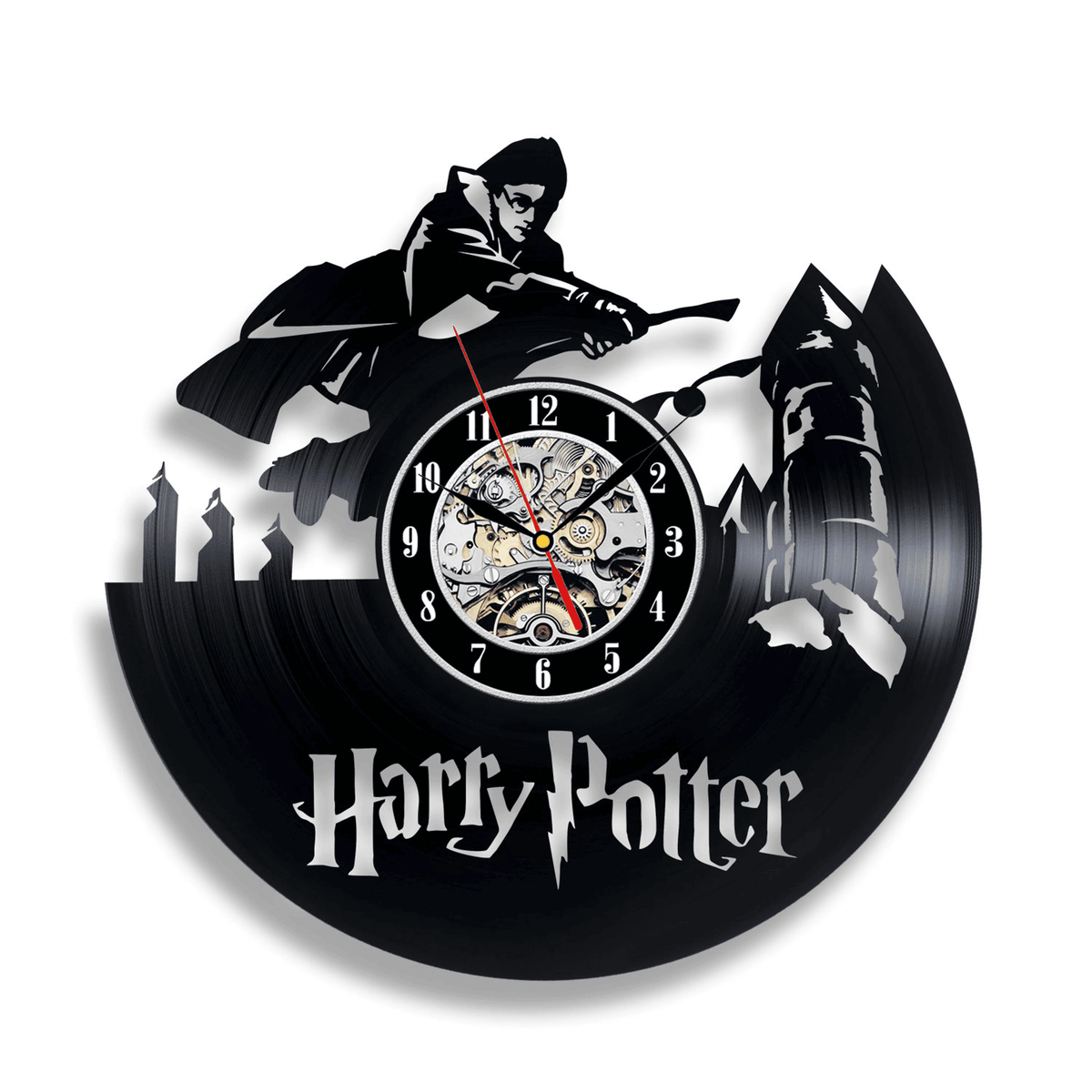 Wizard World Vinyl Record Unique Clock Children Room Wall Art Movie Home Decor Birthday Gifts For Sister
