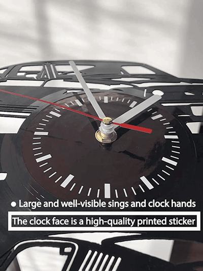Made From Real Vinyl Record, Romantic Wall Clock , Paris Mood, Birthday Gift Idea For Loved One, Boyfriend Girlfriend, Home Wall D���������cor