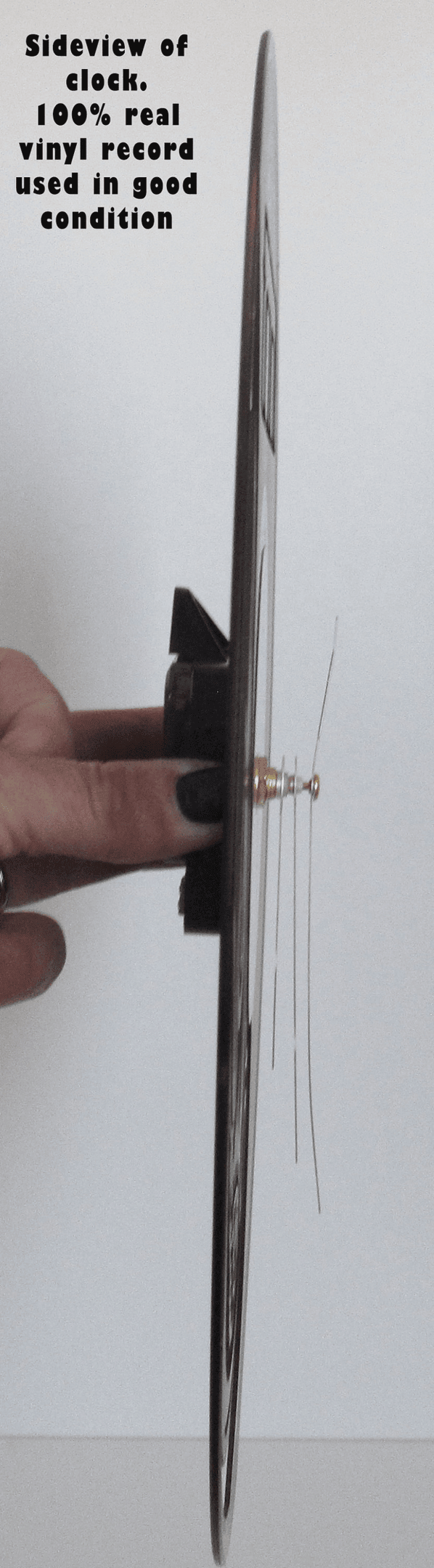 Vinyl Record Clock - Halloween Clock - Record For Wall