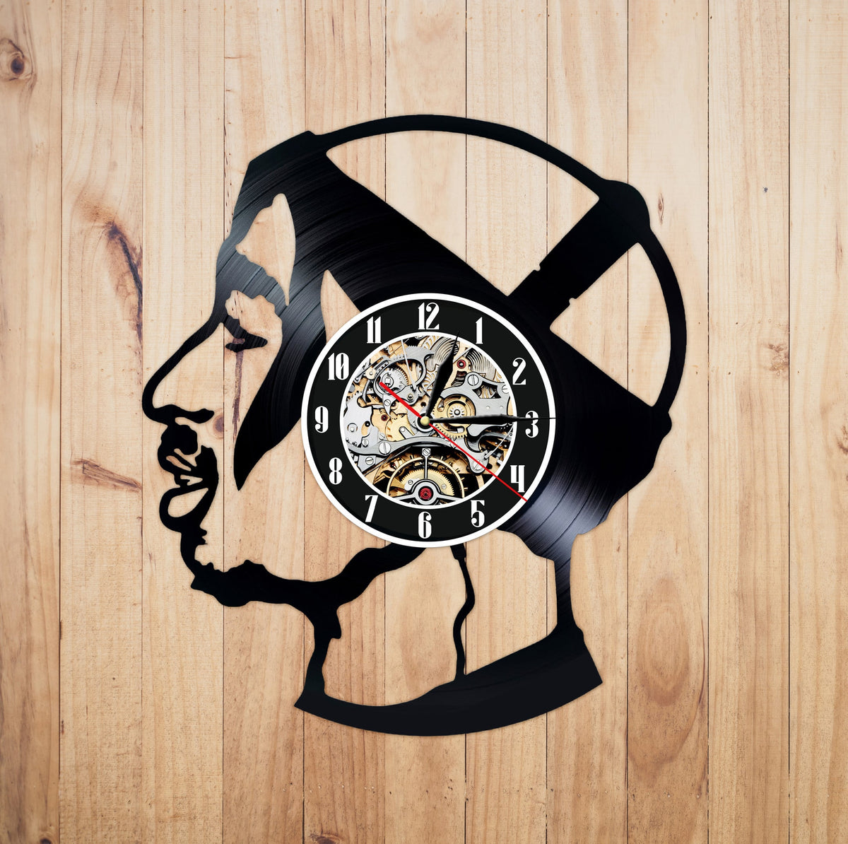 Made From Real Vinyl Record, Wall Clock ,Rap God Fans, Birthday Gift Idea For Rap Hip-Hop Music Lovers, Gift For Friend Girl Boyfriend