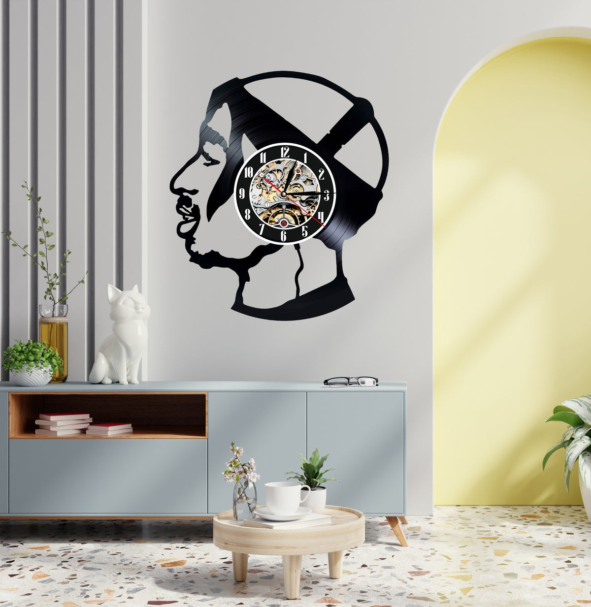 Made From Real Vinyl Record, Wall Clock ,Rap God Fans, Birthday Gift Idea For Rap Hip-Hop Music Lovers, Gift For Friend Girl Boyfriend
